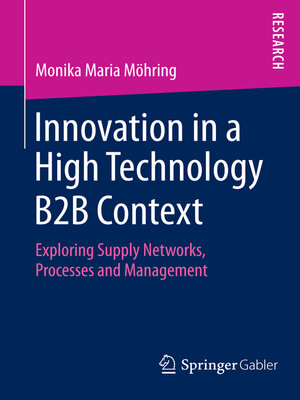 cover image of Innovation in a High Technology B2B Context
